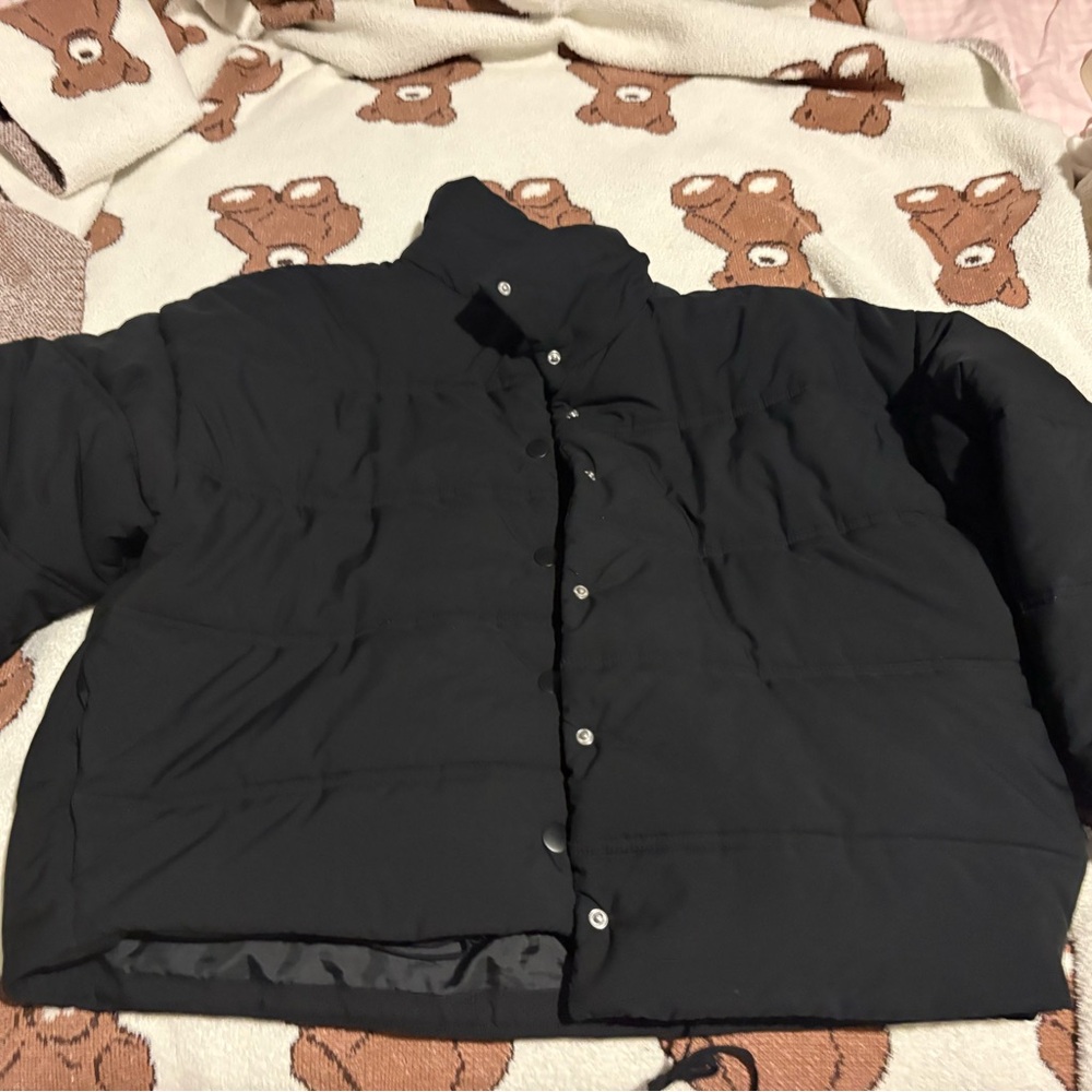 Wild Fable Black Puffer Jacket - Picture 2 of 3